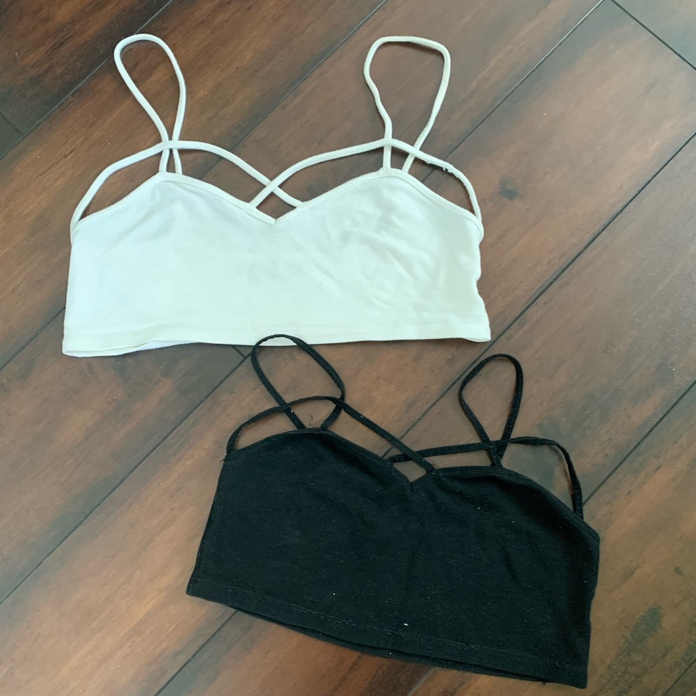 set of Brandy Melville bralettes!